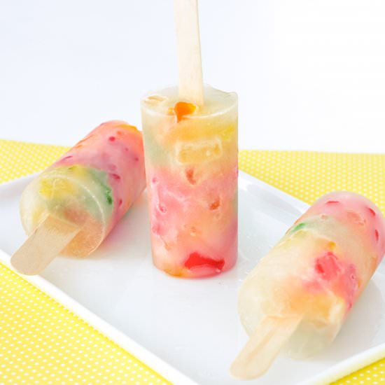 Gummie Bear Ice Pops - Recipe photo by Diva Eats World