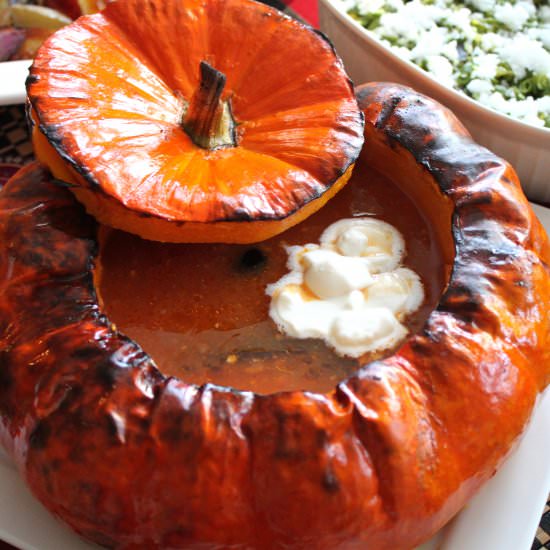 Pumpkin Soup - Recipe photo by SizzlingPots