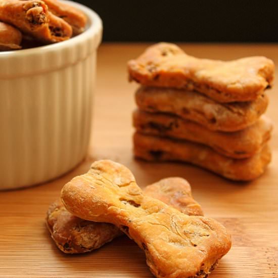 Meaty Bits Dog Treats - Recipe photo by Wild wild whisk