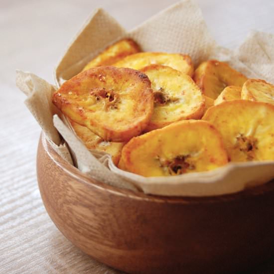 Crunchy Spicy Plantain Chips - Recipe photo by marijasmine