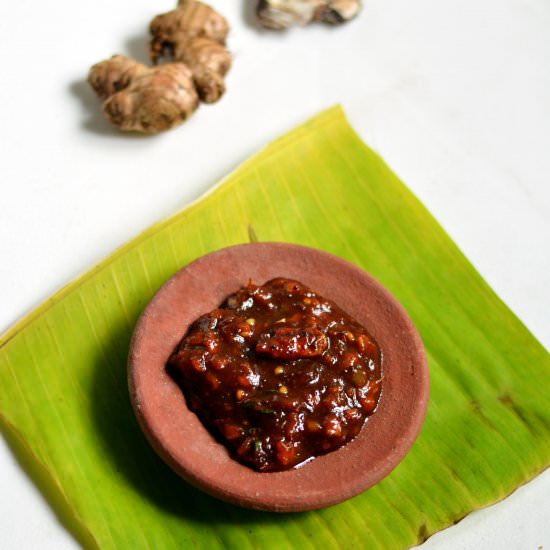 Kerala puli inji - Recipe photo by Chitras food book