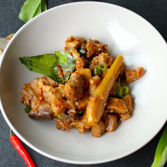 Indonesian Spicy Chili Pork Rica - Recipe photo by oliviacooksinholland