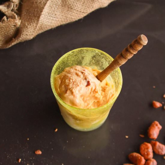 Dulce de leche ice cream - Recipe photo by myblissfood