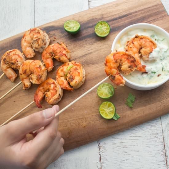 Barbecued Garlic And Chilli Prawns - Recipe photo by maya kitchenette