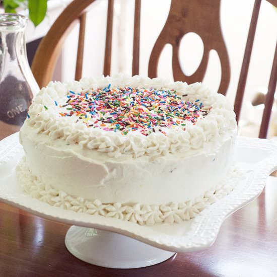 Triple Layer Funfetti Cake - Recipe photo by lakyn and judah