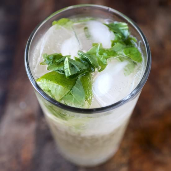 Ginger Soda with Lime Leaf - Recipe photo by misspickledplum