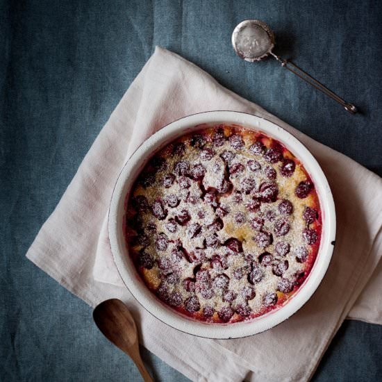 Gooseberry Clafoutis - Recipe photo by myblueandwhitekitchen