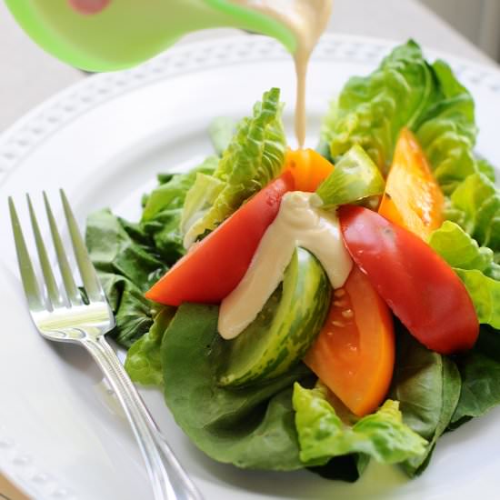 3 Ingredient Creamy Salad Dressing - Recipe photo by theminiaturemoose