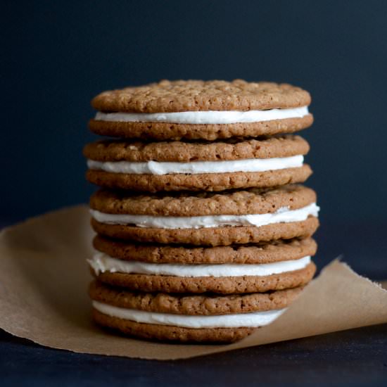 Oatmeal Cream Pies - Recipe photo by heatherhomemade