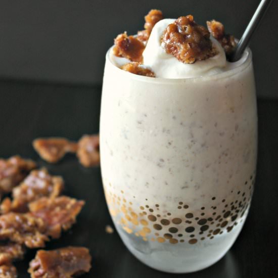 Salted Pecan Praline Milkshake - Recipe photo by thienkim