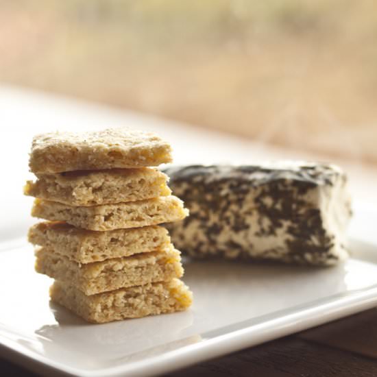 Sea Salt Cheese Crackers - Recipe photo by LowCarbHighFatRecipes.com