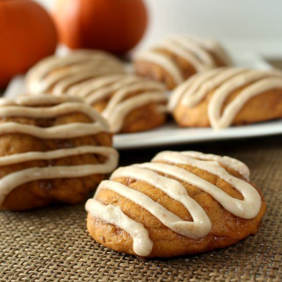Pumpkin Toffee Cookies - Recipe photo by chocolatewithgrace