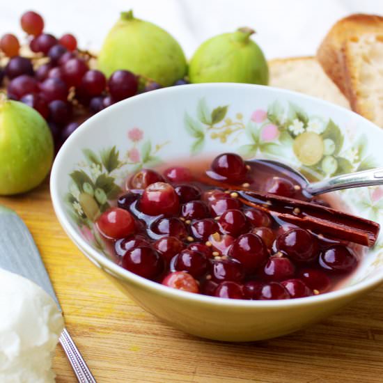 Pickled Grapes - Recipe photo by Aphrocuisine