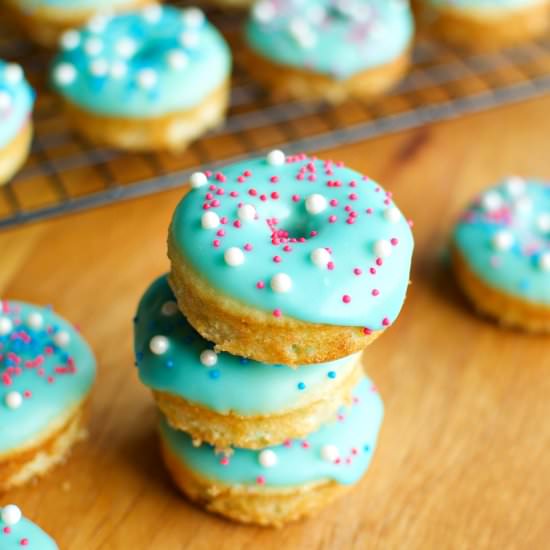 Cotton Candy Mini Donuts - Recipe photo by A baJillian Recipes