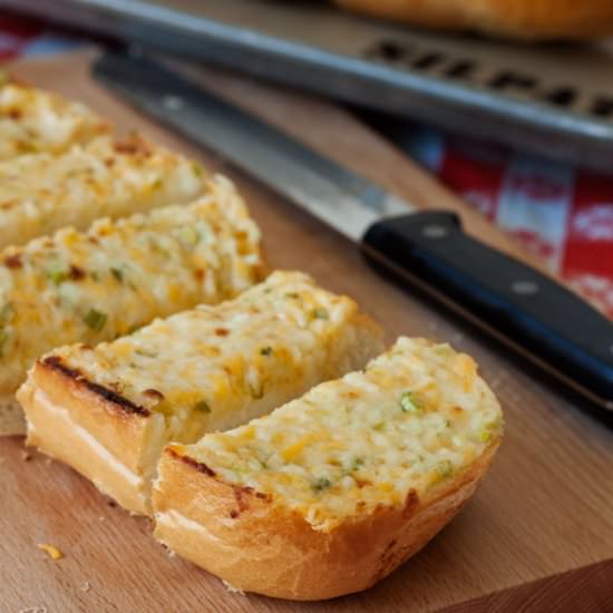 Three Cheese Garlic Bread - Recipe photo by BarbaraBakes
