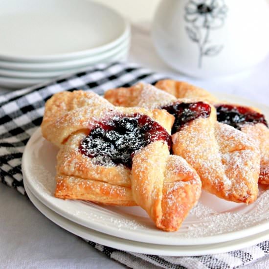 Eggless Danish Pastry Enevelopes - Recipe photo by Aromatic Cooking