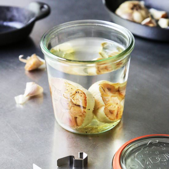 Roasted Garlic Infused Vodka - Recipe photo by Kitchen Konfidence