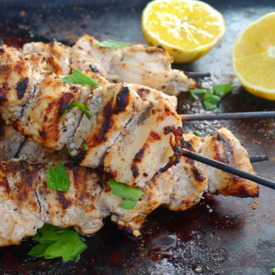 Indian Spiced Chicken Skewers - Recipe photo by NY Foodgasm