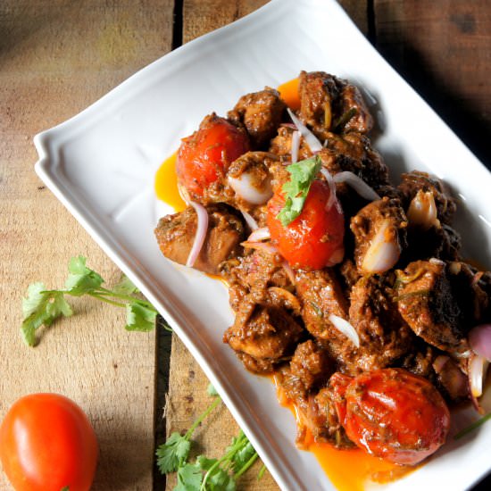 Murgh Teen Pyaaza - Recipe photo by Priyadarshini Chatterjee