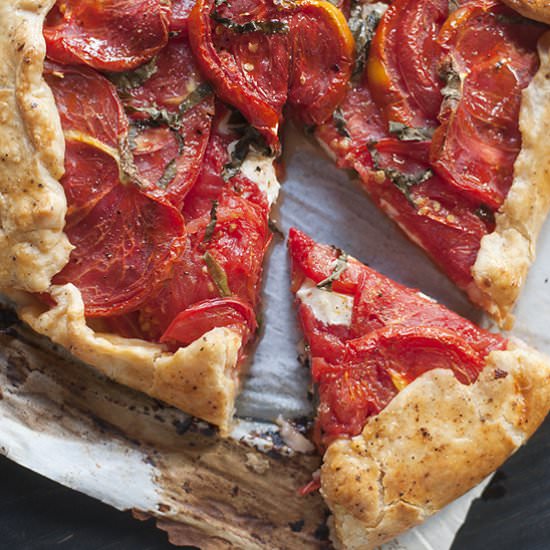 Tomato Galette - Recipe photo by pretty plain janes