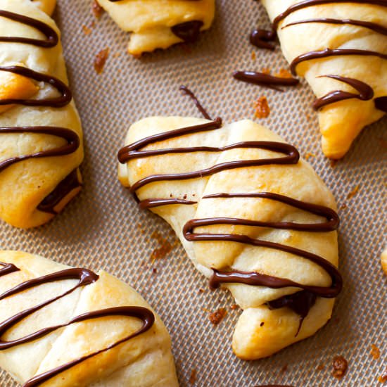Easy Chocolate Croissants - Recipe photo by sallysbakingaddiction