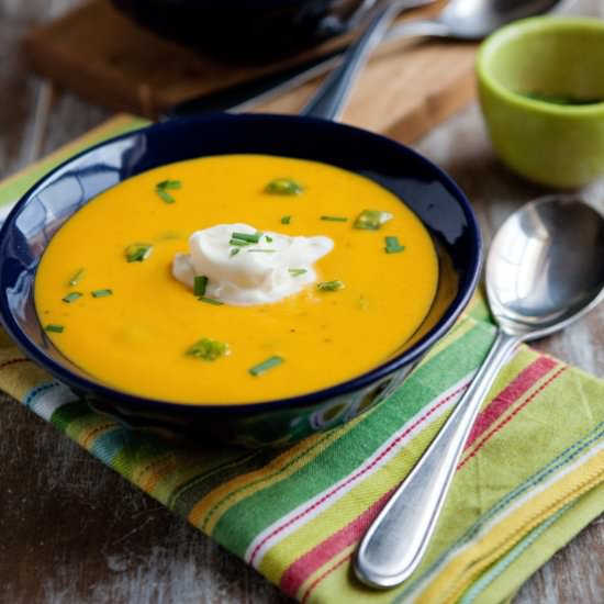 Easy Yellow Gazpacho - Recipe photo by kitchen serendipity