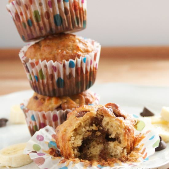 PB Choco Chips Banana Bread - Recipe photo by ezpzmealz