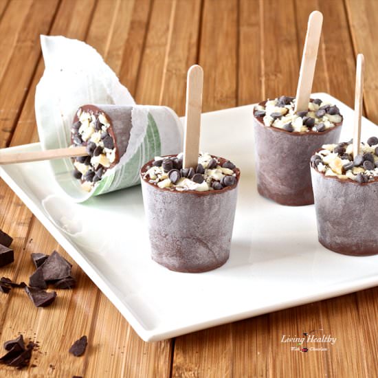 Creamy Chocolate Pudding Pops - Recipe photo by Living Healthy With Chocolate