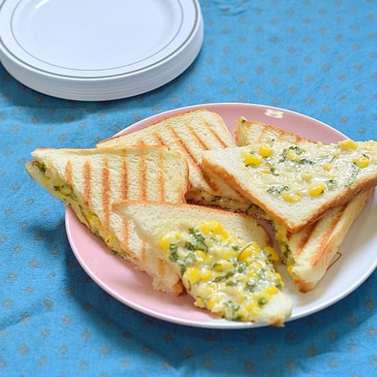 Corn Mayo Sandwich - Recipe photo by creativesaga