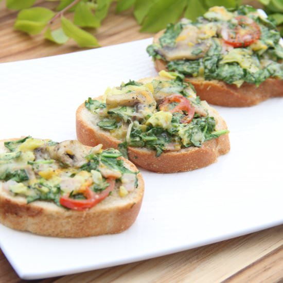 Spinach and Artichoke Canapes - Recipe photo by ValentinasCorner
