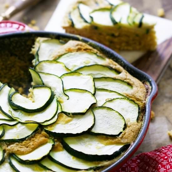 Zucchini Skillet Cornbread - Recipe photo by cleanwellness