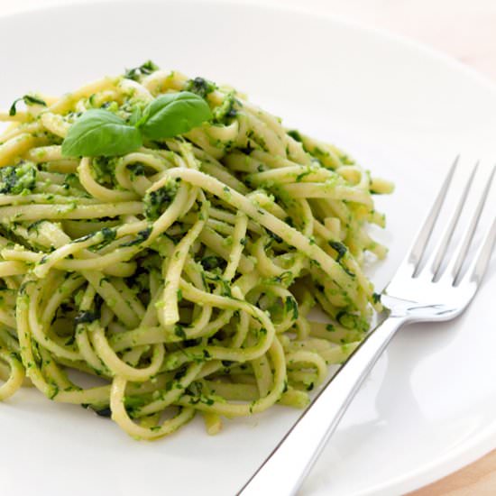 Linguine al Pesto alla Genovese - Recipe photo by Fotokulinarnie