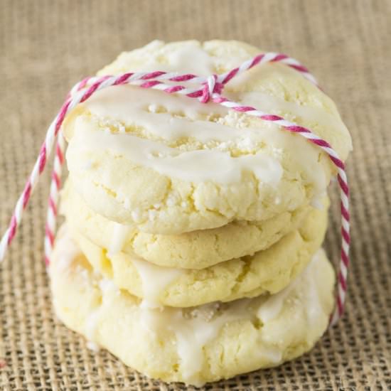 Glazed Lemon Sugar Cookies - Recipe photo by Swanky Recipes