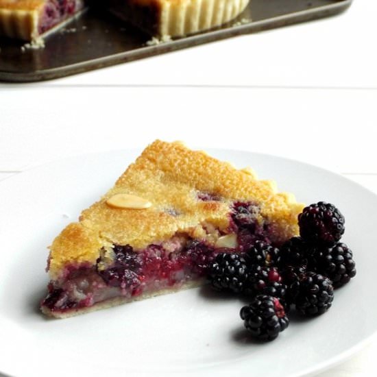 Blackberry and Almond Tart - Recipe photo by Fish Fingers for tea
