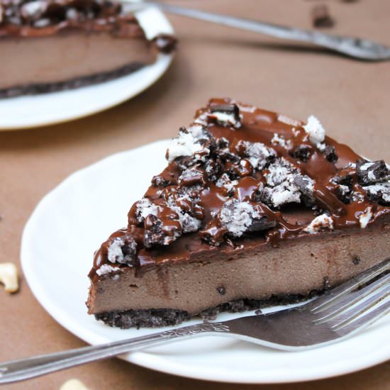 Cashew "Cheese"Cake - Recipe photo by SavorySpin