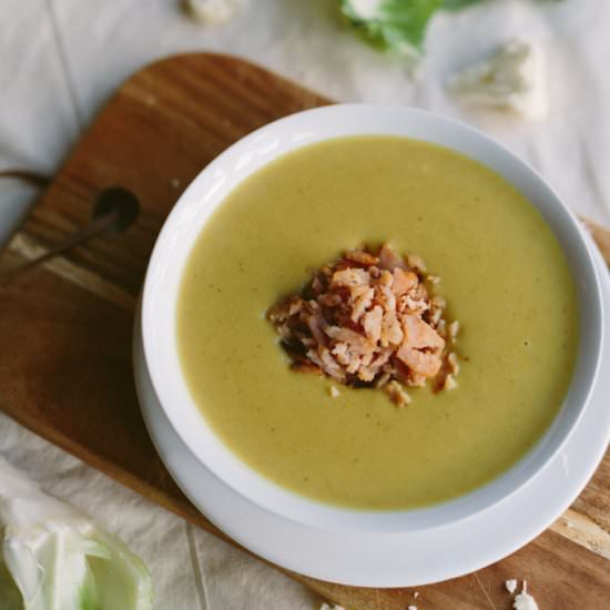 CURRIED CAULIFLOWER & COCONUT SOUP - Recipe photo by Jackielyn Powell