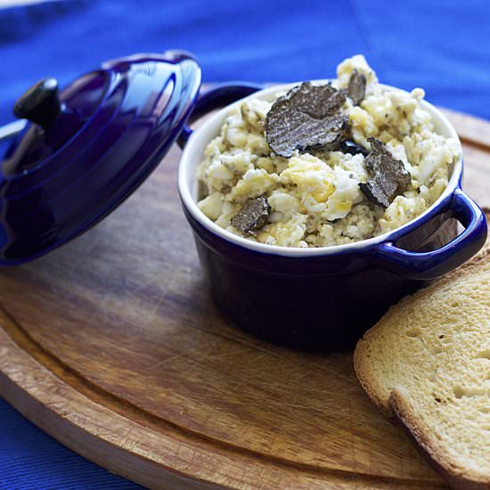 Scrambled Eggs with Black Truffles - Recipe photo by Bistro Margot