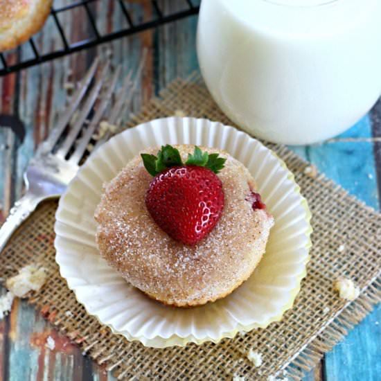Strawberry Cheesecake Muffins - Recipe photo by thebelleofthekitchen