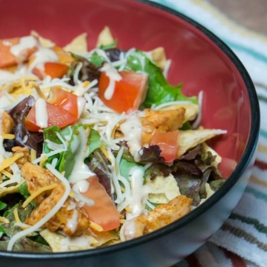 Chicken Taco Salad - Recipe photo by amomstake