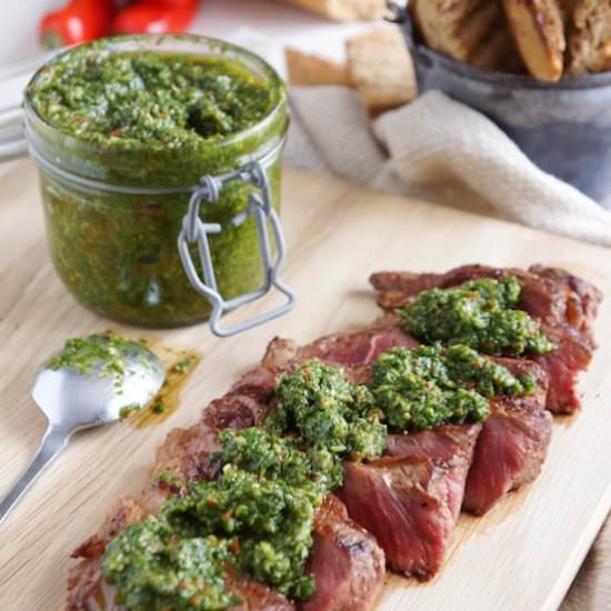 Chimichurri - Recipe photo by Francoise La Prune