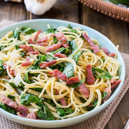 Southern Carbonara - Recipe photo by spicysouthernkitchen