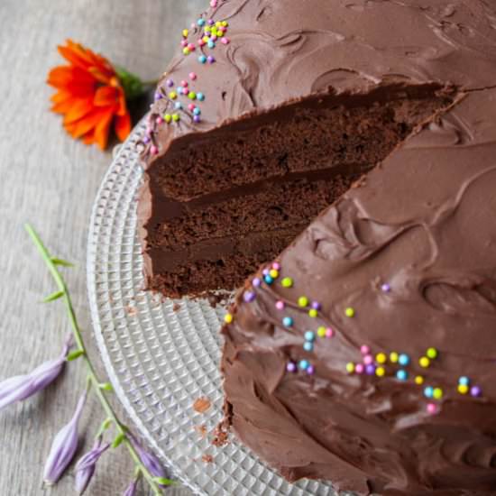 Chocolate Layer Cake - Recipe photo by littlesweetbaker