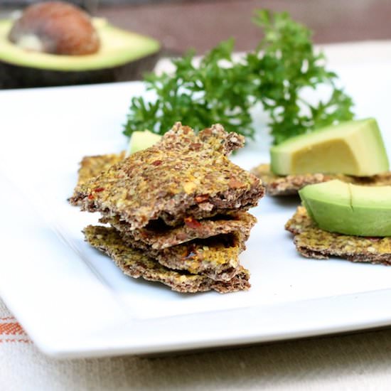 Flaxseed Gluten Free Crackers - Recipe photo by Healthyummies