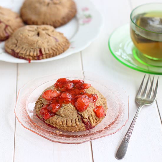 Strawberry Basil Hand Pies - Recipe photo by calizona