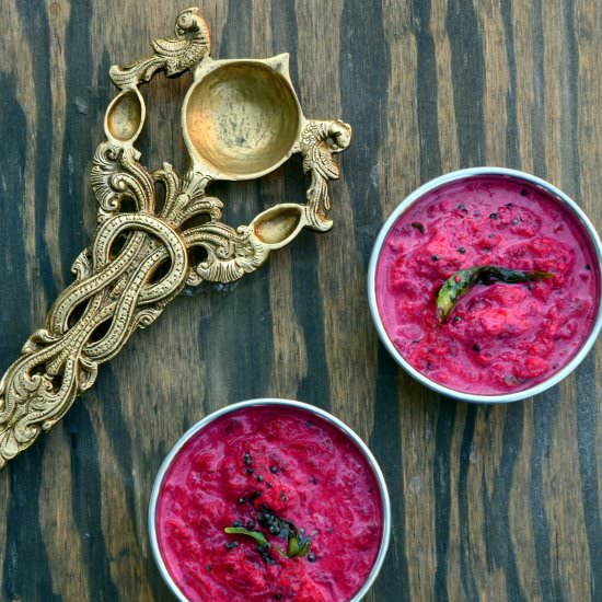 Beetroot Kichadi - Recipe photo by manjumahadevan