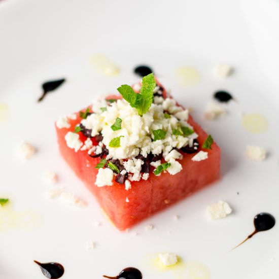 Fresh Watermelon Salad Appetizer - Recipe photo by lcliving