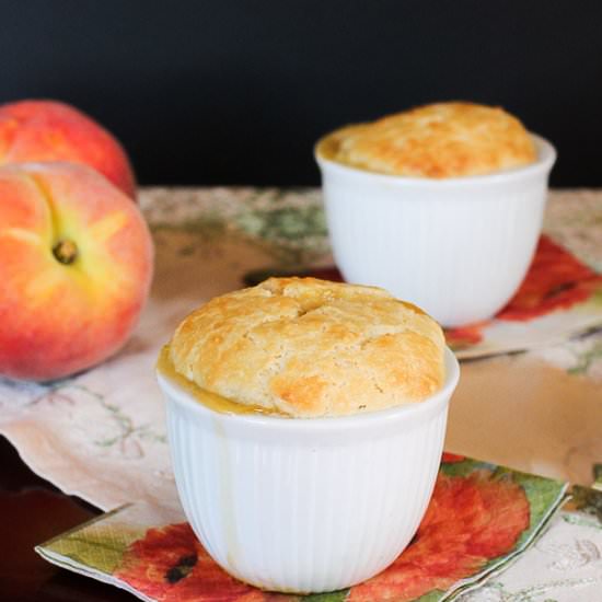 Mini Peach Cobblers - Recipe photo by FashionEdible