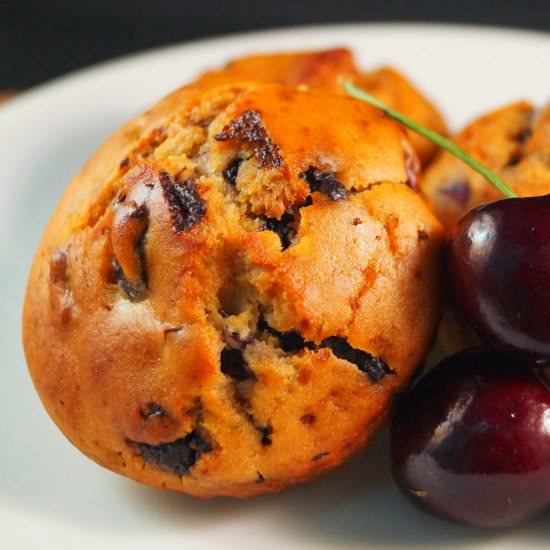 Cherry Choc Muffins - Recipe photo by myinspiration.tv