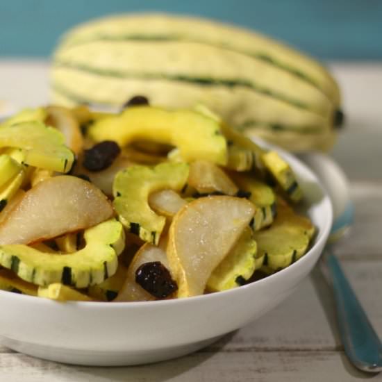 Roasted Delicata Squash and Pear - Recipe photo by peanutbutterandpeppers