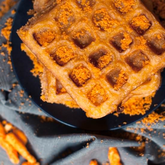 Cheetos Waffles - Recipe photo by perrysant